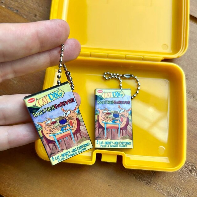 Nickelodeon Catdog Together Forever VHS Keychain - Etsy