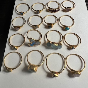 Customer photo, Dainty Raw Pearl Ring