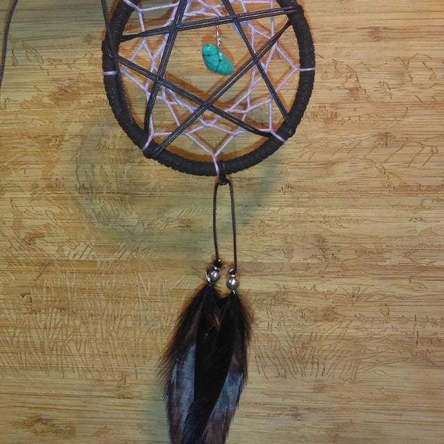 Black Star Car Mirror Dream Catcher