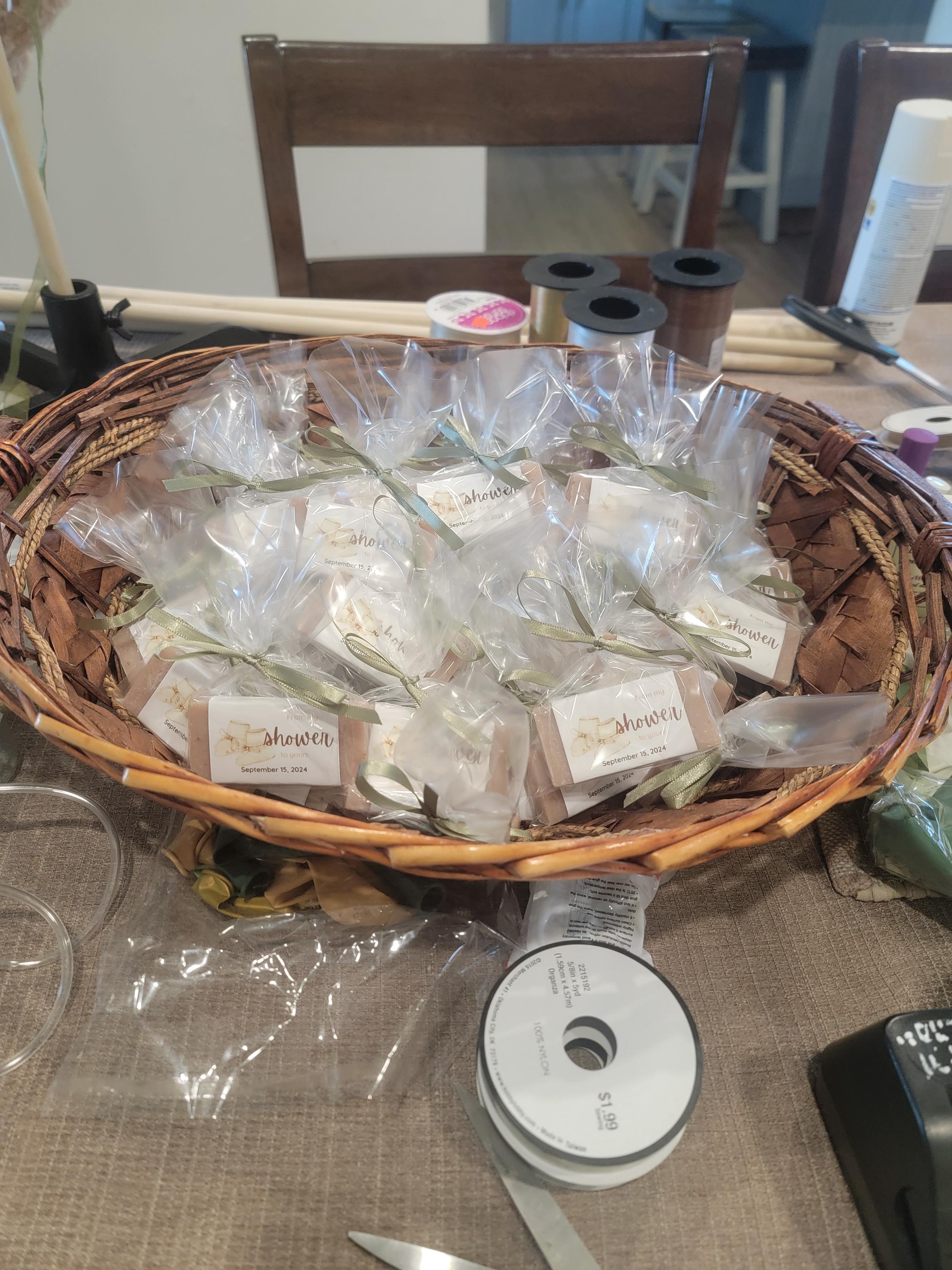 50 Stück, Baby Shower Seifengeschenk, Baby Mädchen Shower, Geschenke für Gäste, Mini Gästeseife, Brautparty-Gastgeschenke