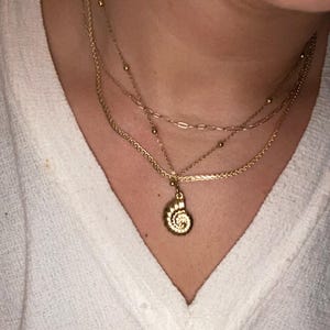 Review photo by Leah for Sea Snail Charm Necklace
