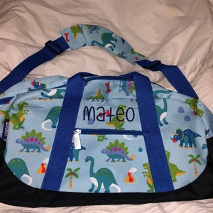Monogrammed Duffle Bags for Kids Personalized Childrens - Etsy