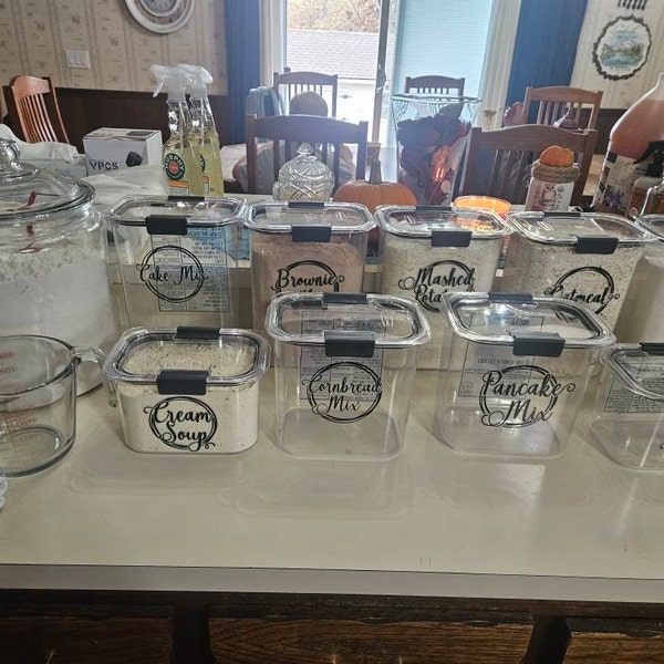 LABEL BUNDLES - Make Your Own Craftologist Pantry Mix Label Bundle Set ...