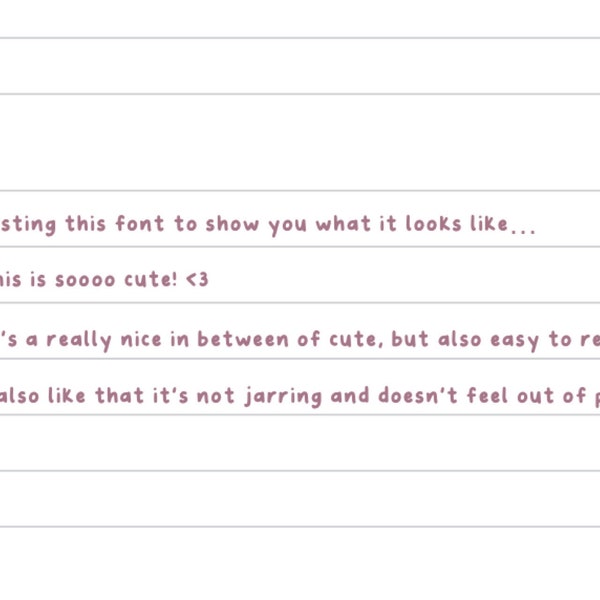 Mochi | Cute Handwritten Font for Digital Planning and Note-taking - Etsy