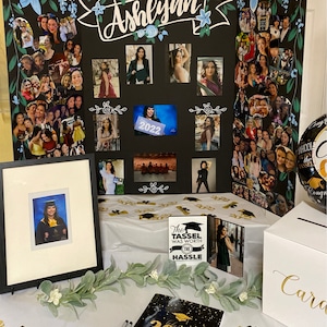 Senior Tri-fold Photo Display Board for Graduation Party 