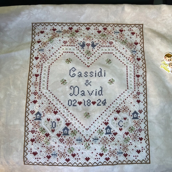 Wedding Cross Stitch Kit Etsy