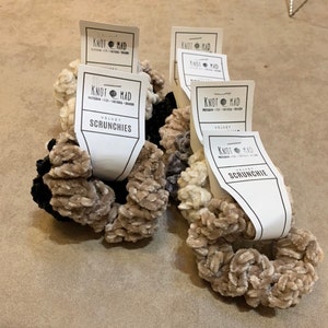 Download PRINTABLE Scrunchie Tags Downloadable PDF Bold Style | Etsy