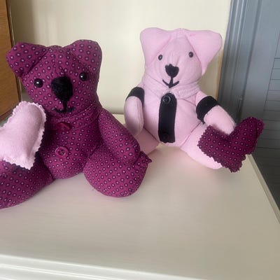 MINI Memory Bear Pattern 8 noelle Bear With VIDEO Tutorial Teddy Bear ...