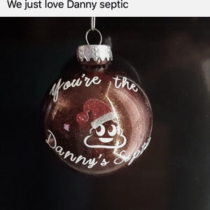LARGE A5 GLOSSY PERSONALISED POOP EMOJI CHRISTMAS XMAS CARD