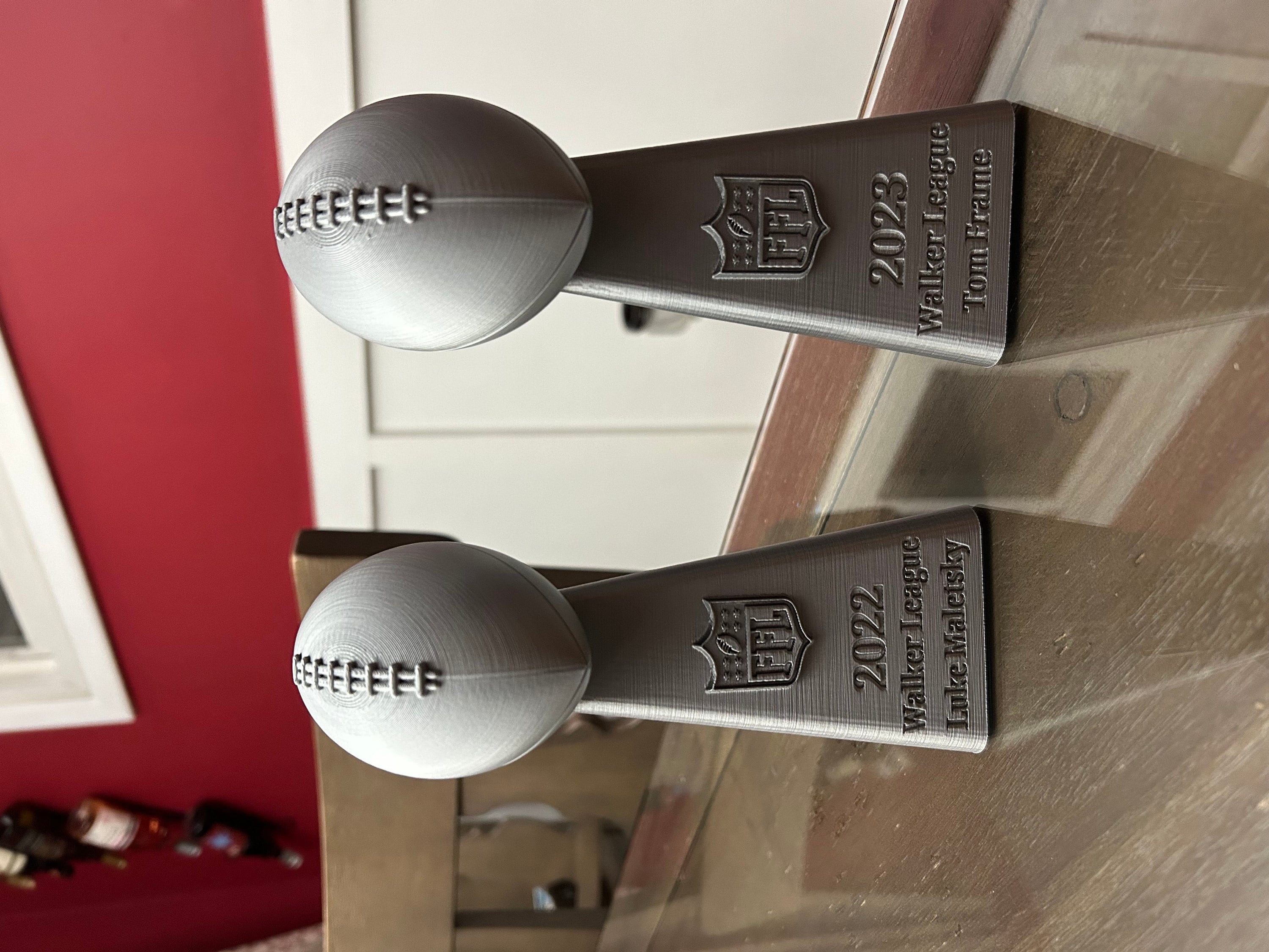 Fantasy Football Trophy - Inspired By Lombardi Trophy Replica