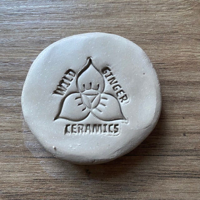 Tampon Personnalisé Pour Poterie Avec Logo - Poignée K - Pour Argile, Plâtre, Cire - Cadeau Artisanat - 8