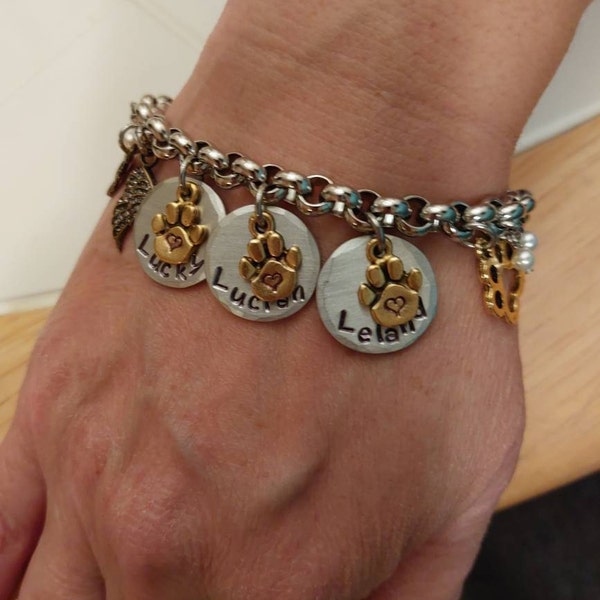 Dog Memorial Bracelet, Pet Memorial Jewelry, Pet Loss, Loss of Dog, Fur ...