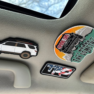 TOYOTA Sticker Retro Tacoma 4Runner Land Cruiser FJ Rav4 Set Of - Foto 9