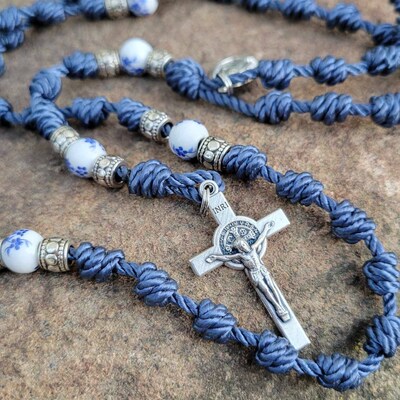 PREPARE Knotted Rosary Rope Rosary twine Rosary Cord Rosary First ...