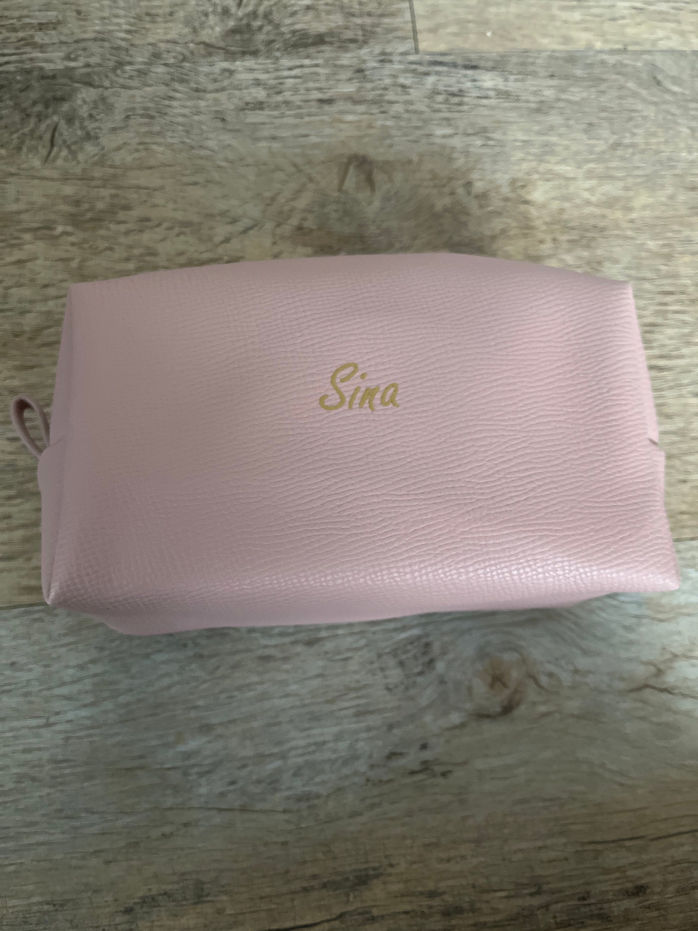 Personalized Bag for Bridesmaid Squad | Clutch Makeup Bag - A Stylish and Customizable Gift for Bachelorette Parties!