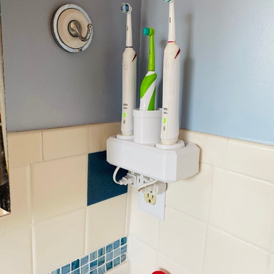Electric Toothbrush Holder, Oral B, 3x, Bathroom Counter Organizer ...