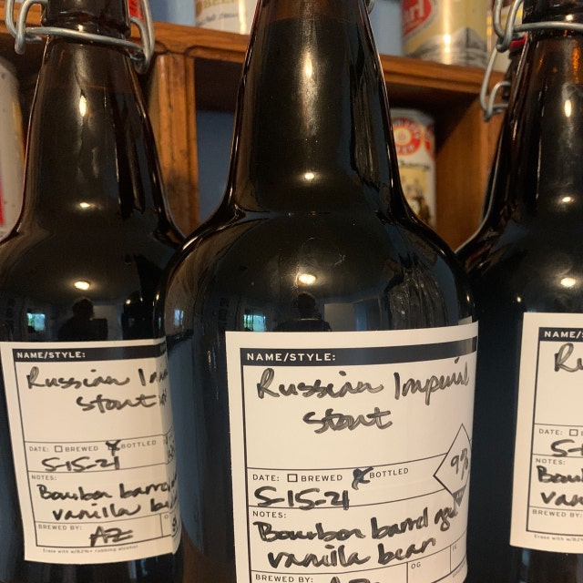 Custom Designed Bottle Caps & Erasable Labels by custombeerlabels