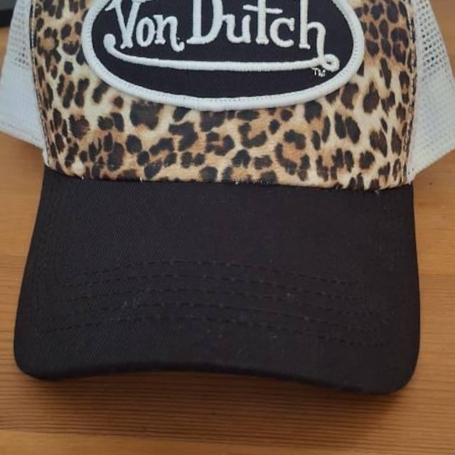 Von Dutch Hat animal print rare Von Dutch Cheetah Velvet Trucker Hat | Zumiez main image 2
