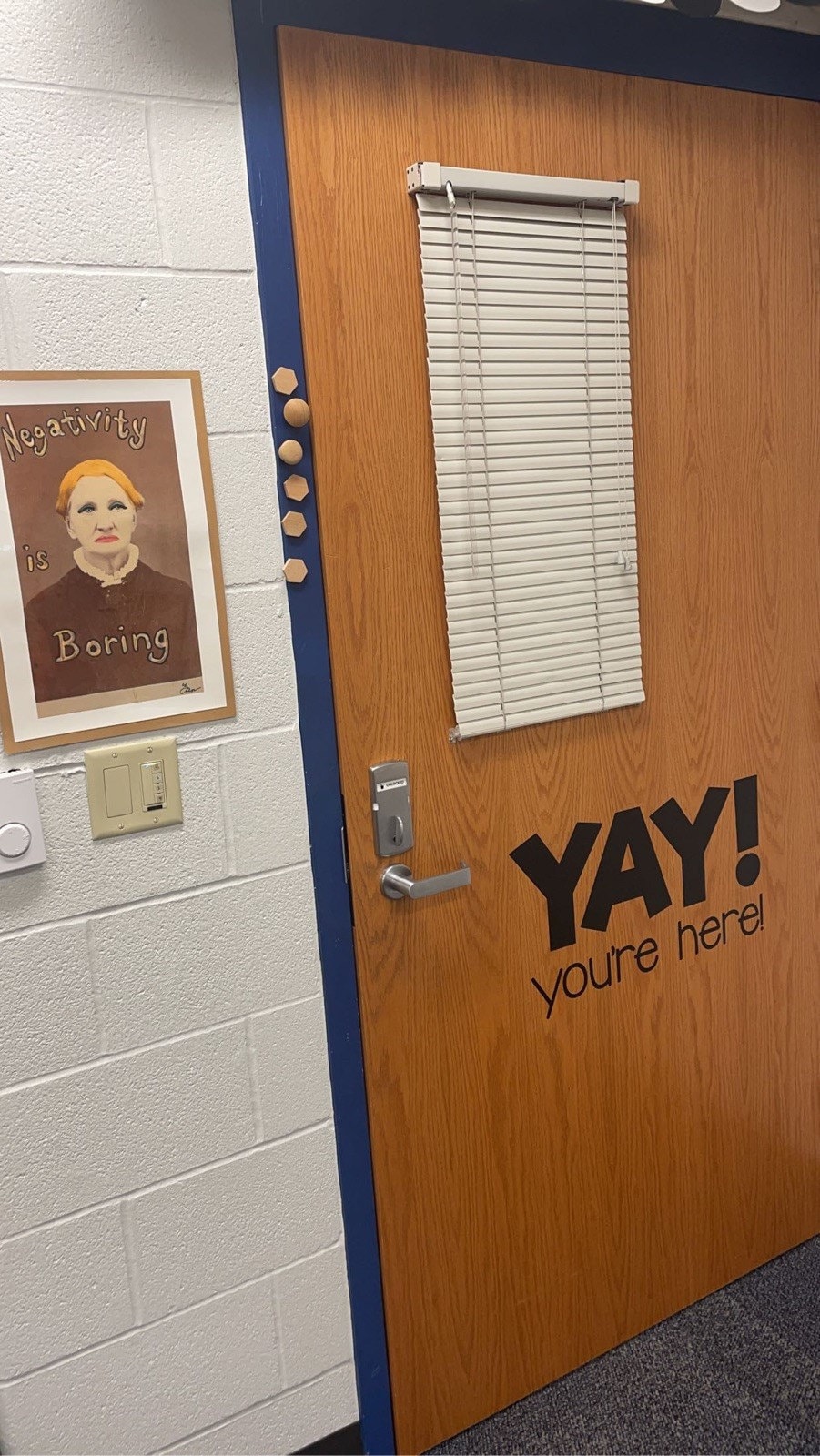 YAY! you're here! Designed for Elementary Classroom Door Vinyl Wall decal School Elementary Classroom Teacher Decal Educational