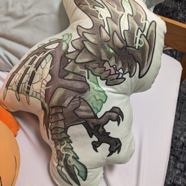 Monster Hunter Pillows!!! (rajang, Khezu, Goss Harag, Tigrex