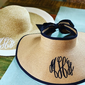 Custom Monogram Floppy Hat Personalized 