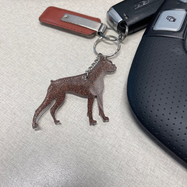 Boxer Dog Silicone Resin Mold - Keychain Mold, Family Shape, DIY Craft Mold