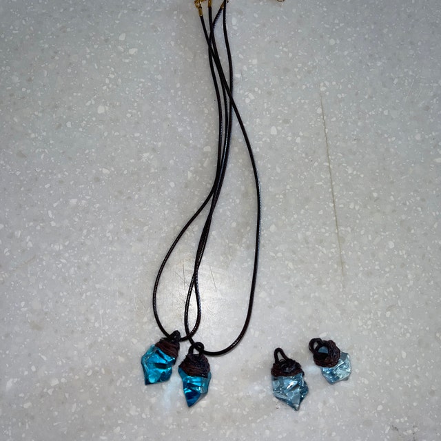 H2o just add water blue crystal necklace deals