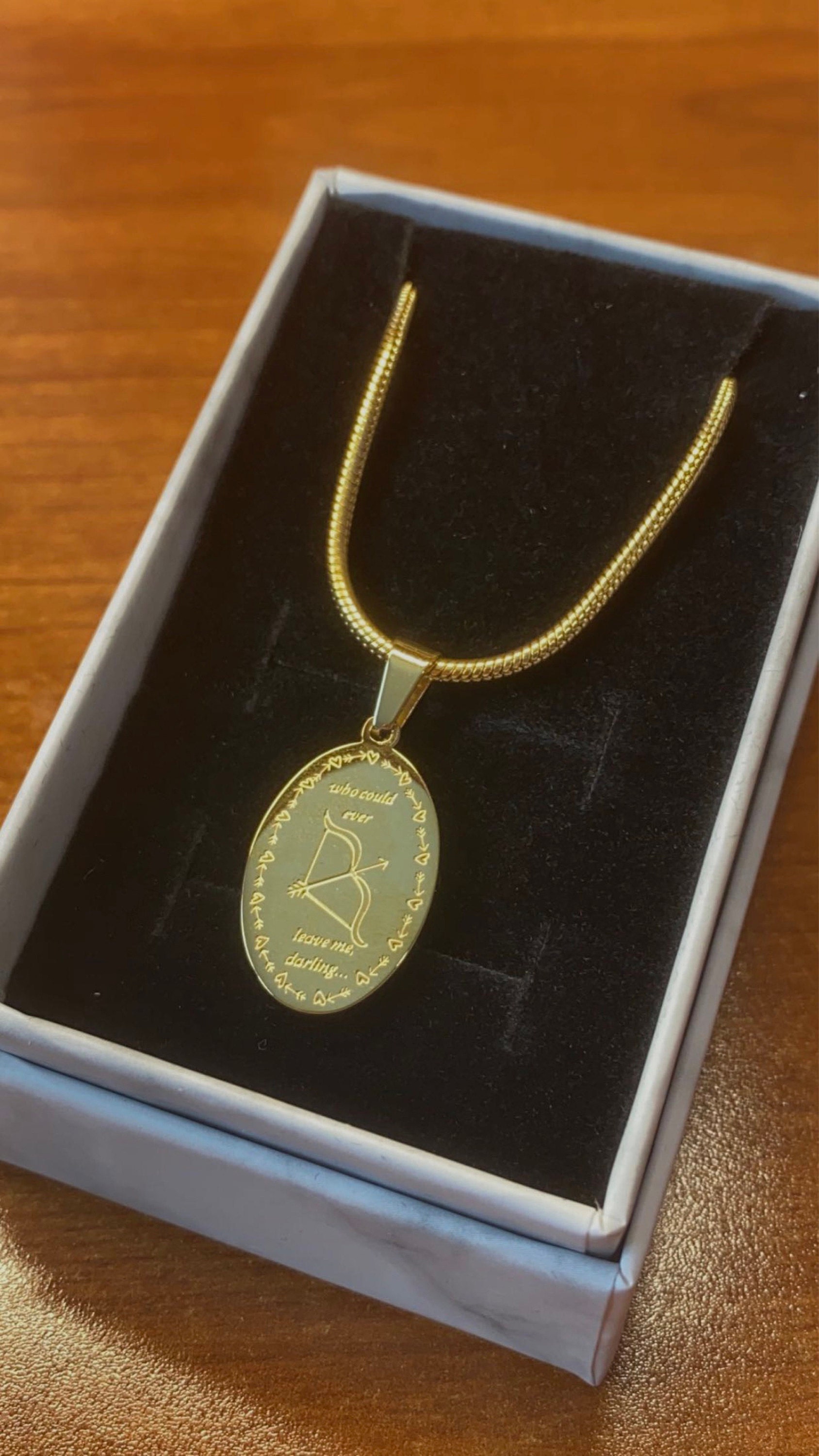 archer necklace double sided | waterproof & won’t tarnish