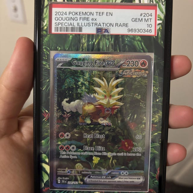 gouging fire ex pokemon card value SV5K] 098/071UR Temporal Forces Singles 2024 Pokmon Temporal Forces Gouging