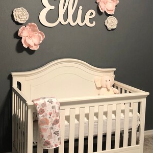 Name Sign Wooden Name Sign Nursery Name Sign Baby Name Sign Family Name Sign Custom Wood Name Sign Laser Cut Name Sign Name Crib Sign photo