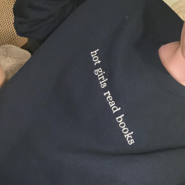 Custom Couples Embroidered Sweatshirt, Custom Matching Wifey and Hubby Sweatshirts 2D0338