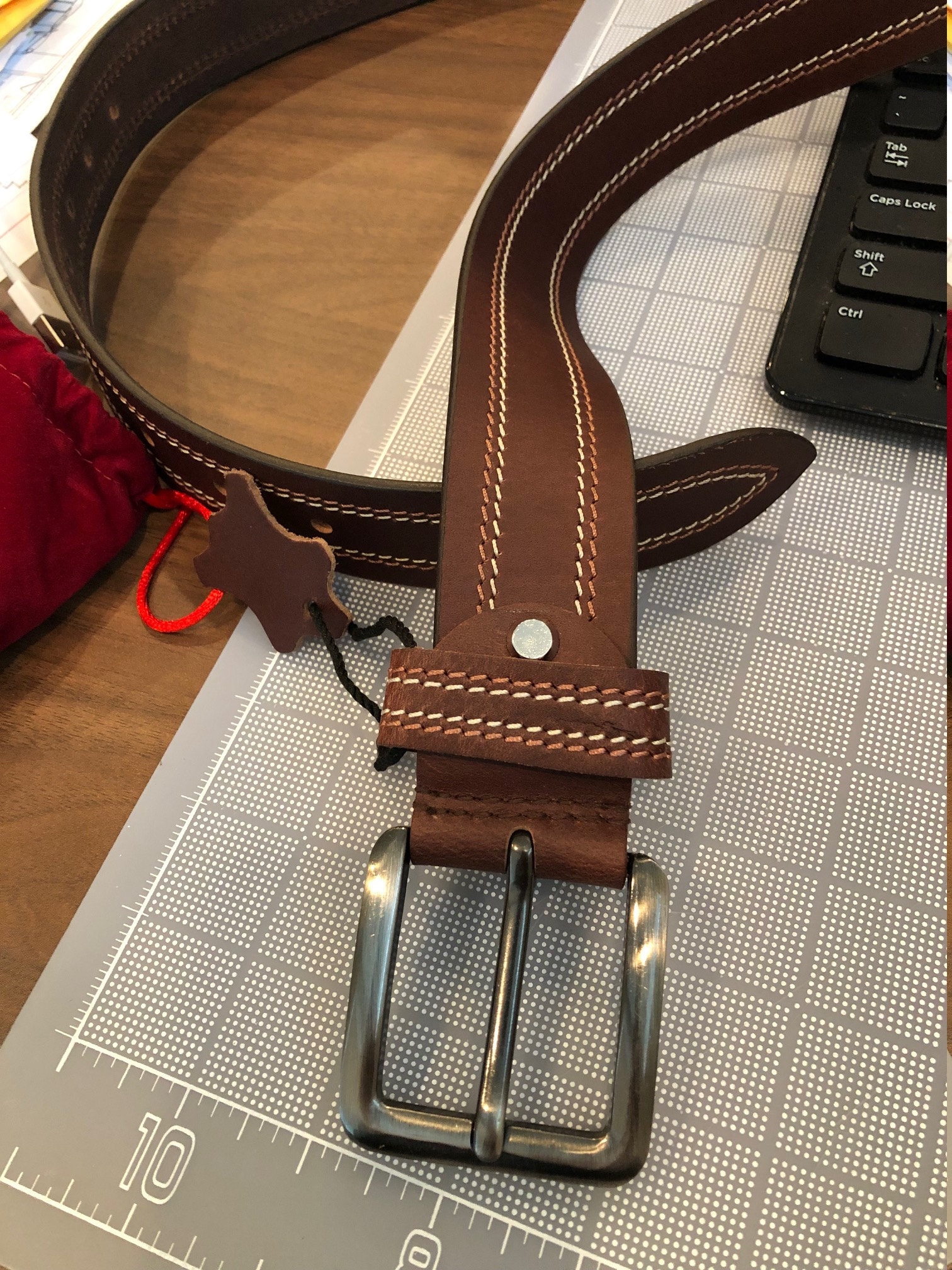 100% FULL GRAIN Leather Belts Mens Casual Dress Jeans Belt Black Brown Trouser, classic made in US Stock