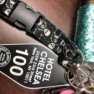 Hotel Chelsea Keychain Motel Style Keychain. Hotel Chelsea - Etsy