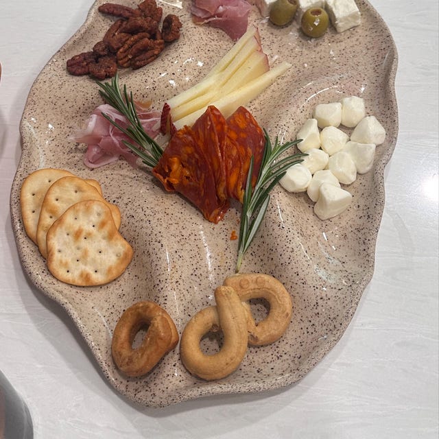 Ceramic personalized dinner plate