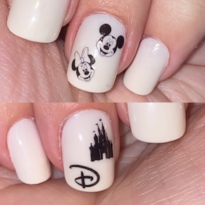 Disney Nail Decals Set of 50 A1211 - Etsy