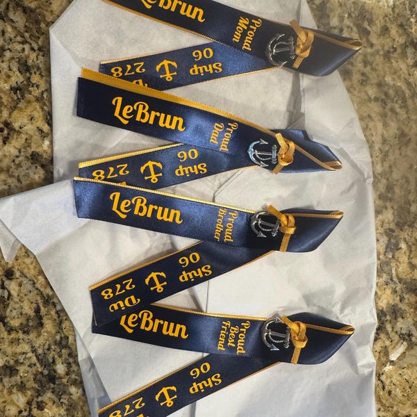 Personalized Military Boot Camp Graduation Ribbon: Family Support - Etsy