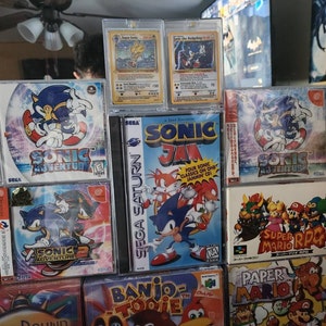 Sonic Jam - Sega Saturn Reproduction Game + Longbox, Sponge