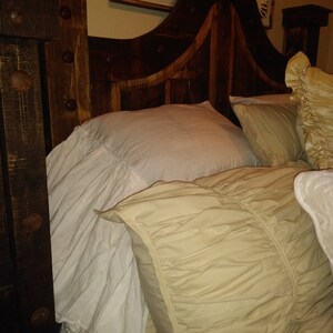 Flax Linen Dramatic Ruffle Pillowcase Flax Linen Dramatic Ruffle Pillowcase