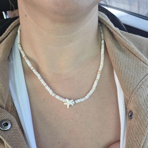 Review photo by Chantelle for Pastel Sea Turtle and Starfish Beaded Choker