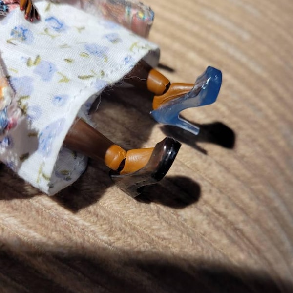 AC Play Female Glossy Sharp Black Heel Shoes 1/6 Scale Phicen TBLeague - Foto 4