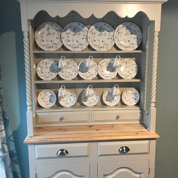 Solid pine dresser painted in farrow ball free mainland gb delivery