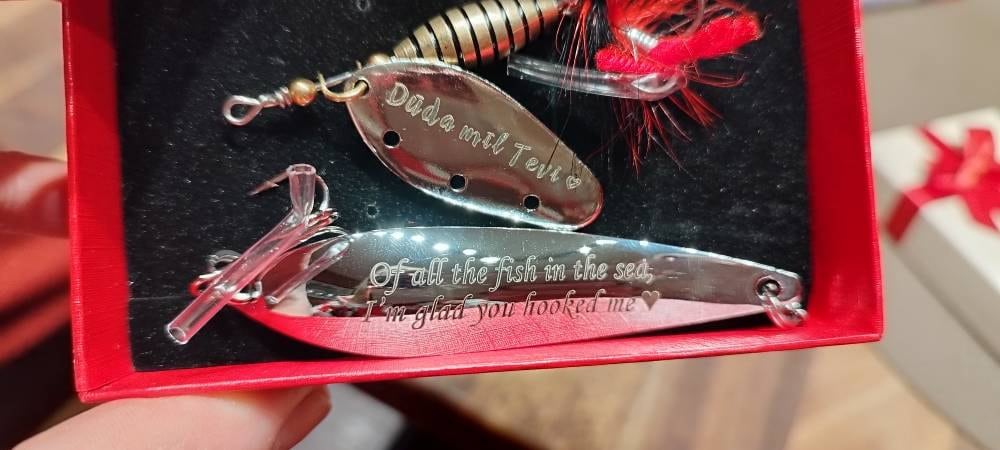 st valentine&#39;s day gift Fishing Custom Lure father&#39;s  gift fisherman Gift for Dad Uncle husband Anniversary Vatertag sgeschenk Reel Bait