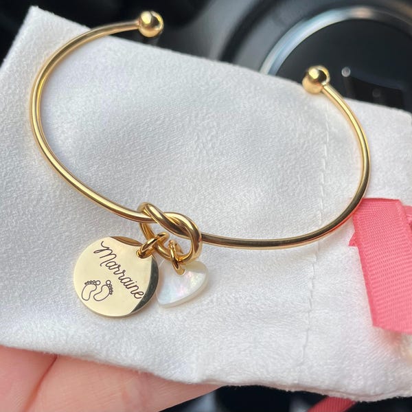 Bracelet Homme Personnalisable – Gourmette Acier Inoxydable Gravée – Cadeau Père, Anniversaire, Saint-Valentin