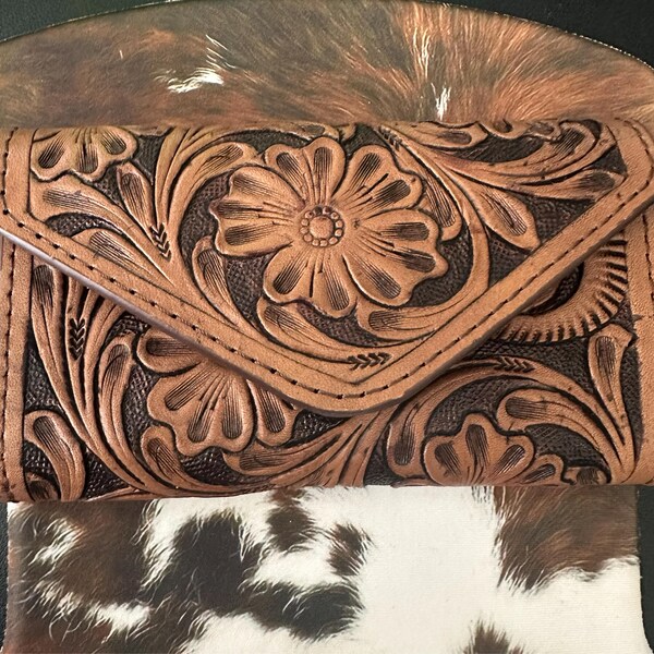 tooled leather sandals