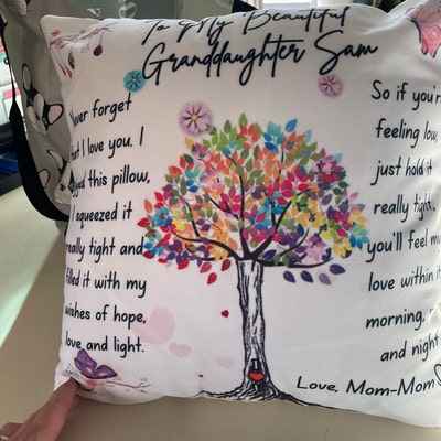 Love Mom Pillow to My Daughter Pillow Case With Pillow, Daughter Gift From Mom Hug in A Pillow ...