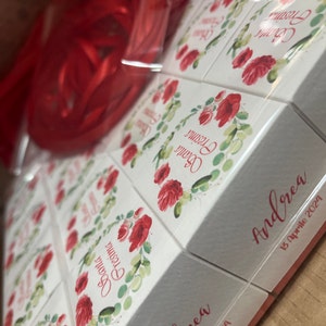 Bomboniere Prima Comunione - 50 Scatoline Con Bigliettini E Nastri, Decorazione Calice E Spighe - Foto 8