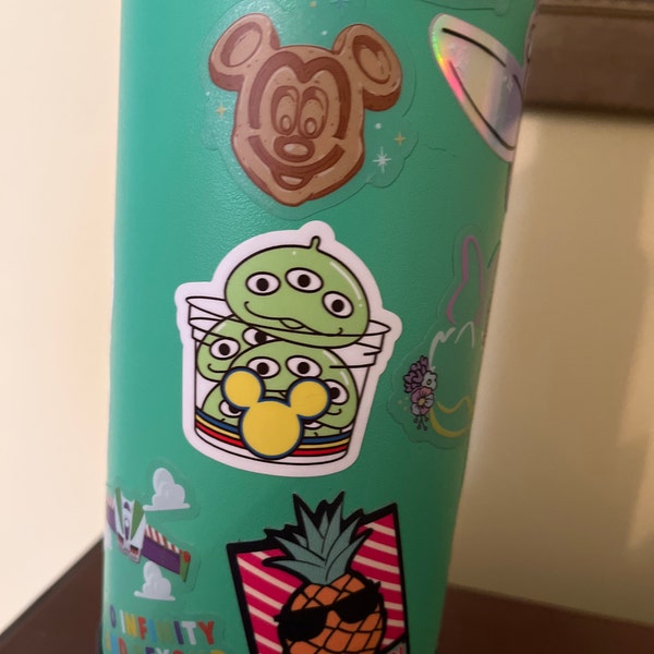 Mickey Waffle Sticker Mickey Waffle Sticker, Disney Foodie Snacks Transparent Classic Sticker ...