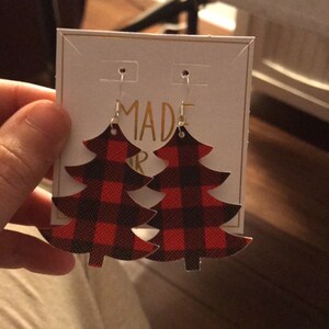 Download Christmas Tree Earrings Svg Tree Earring Svg Faux Leather Earrings