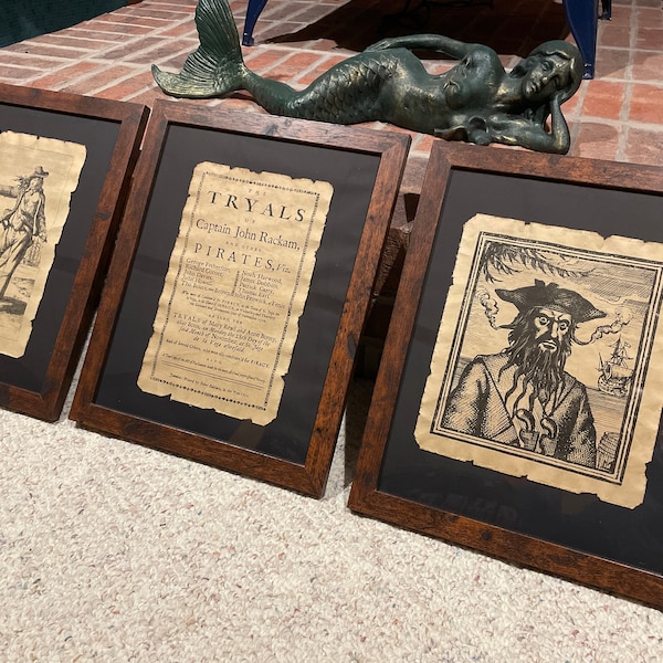 Tryals of Captain Jack Rackham Pirates Anne Bonny Mary Read Aged ...