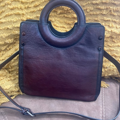 Genuine Leather Sling Bag Vintage Handmade Crossbody Daypack - Etsy